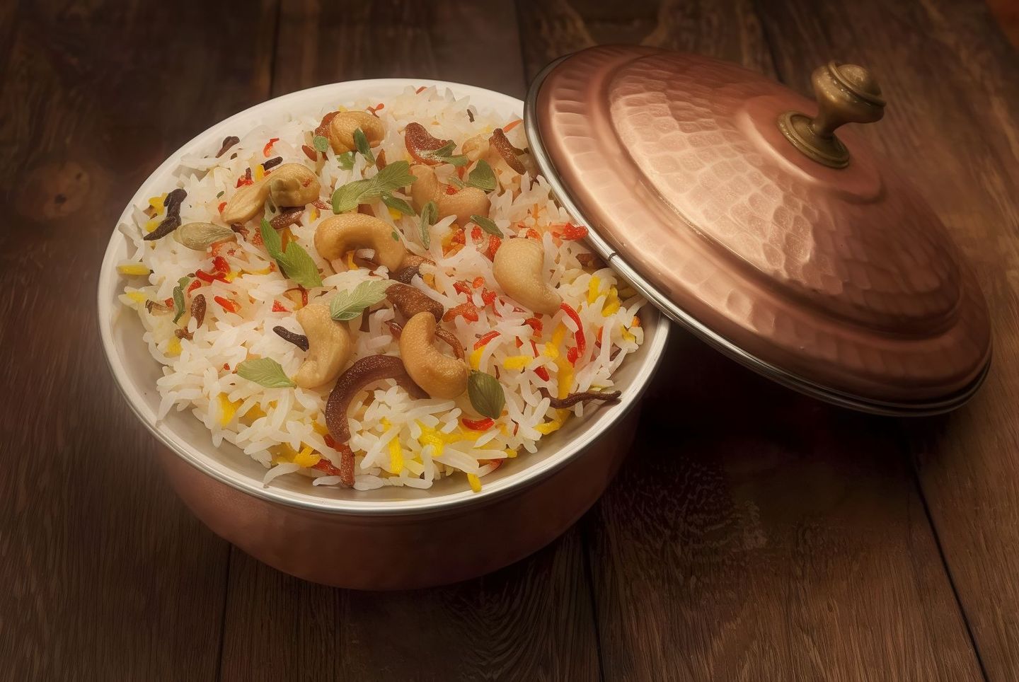رز برياني بالمكسرات