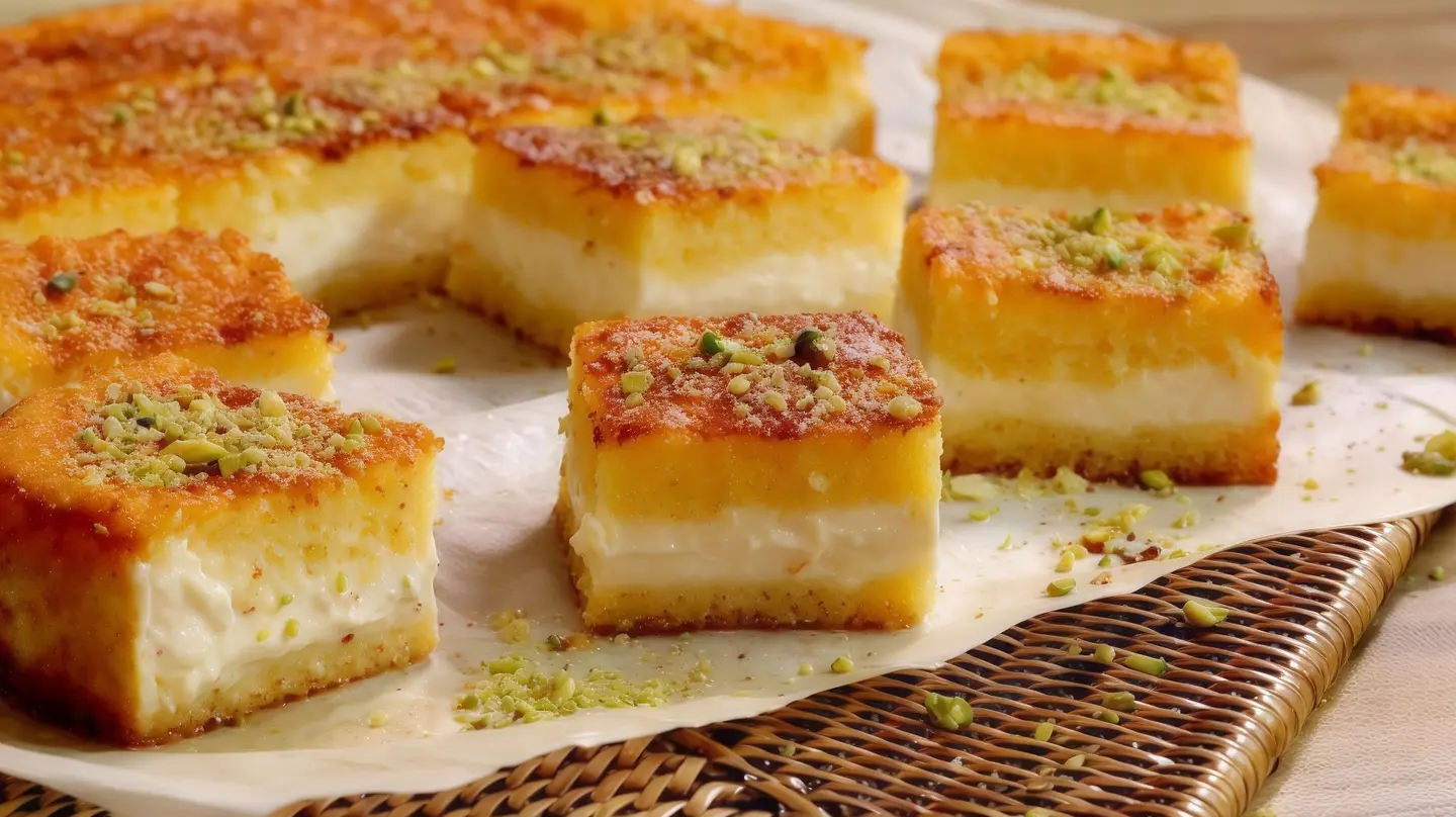 Basbousa With Cream