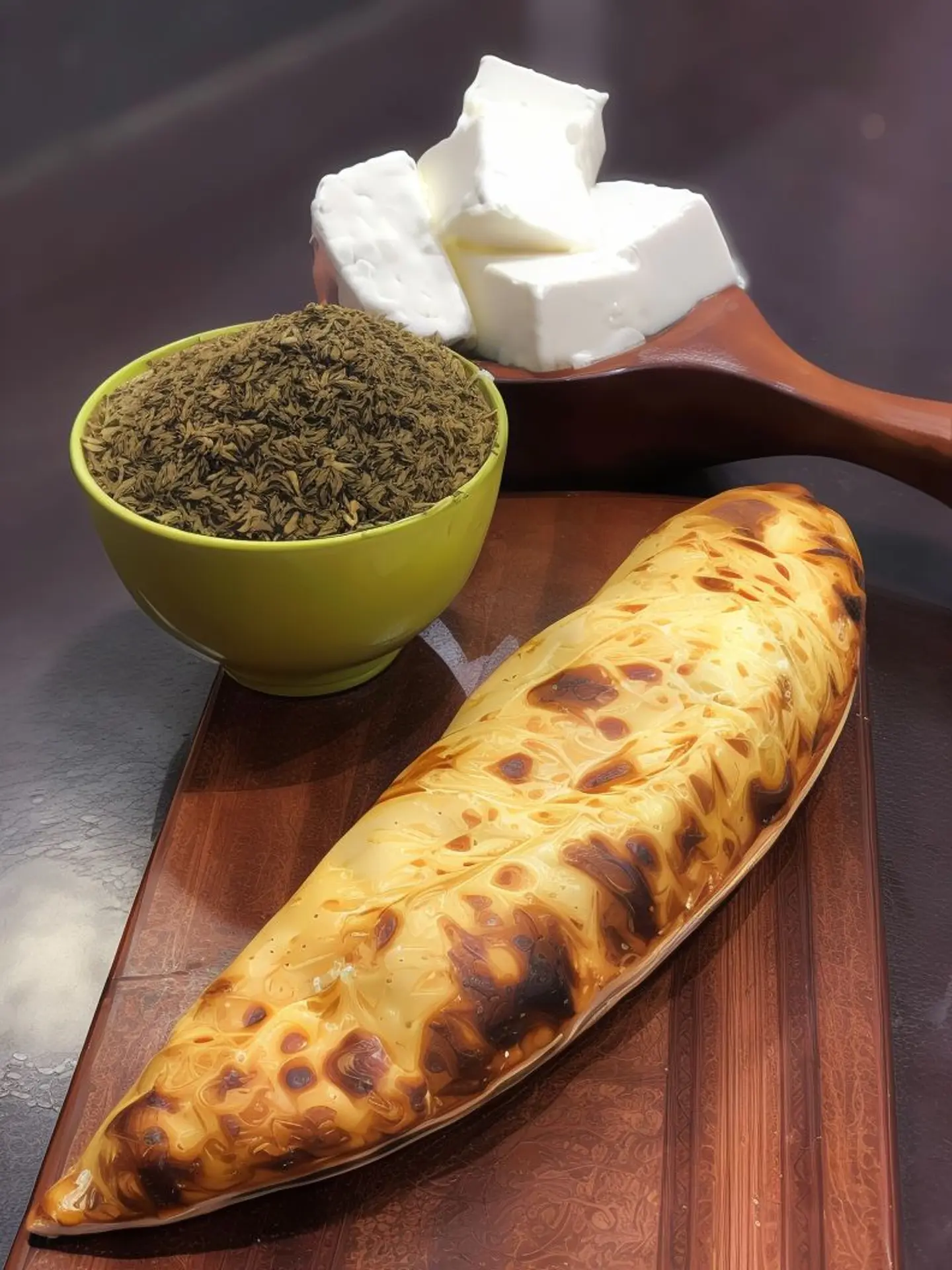 جبن بالزعتر