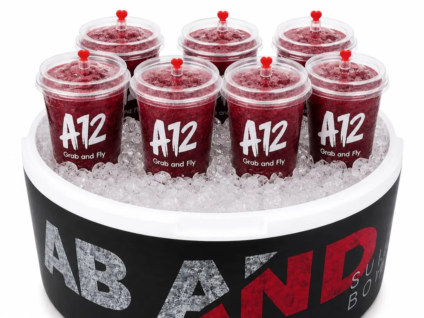 Karkadeh Mixed Berry Smoothie Box (7 Cups)
