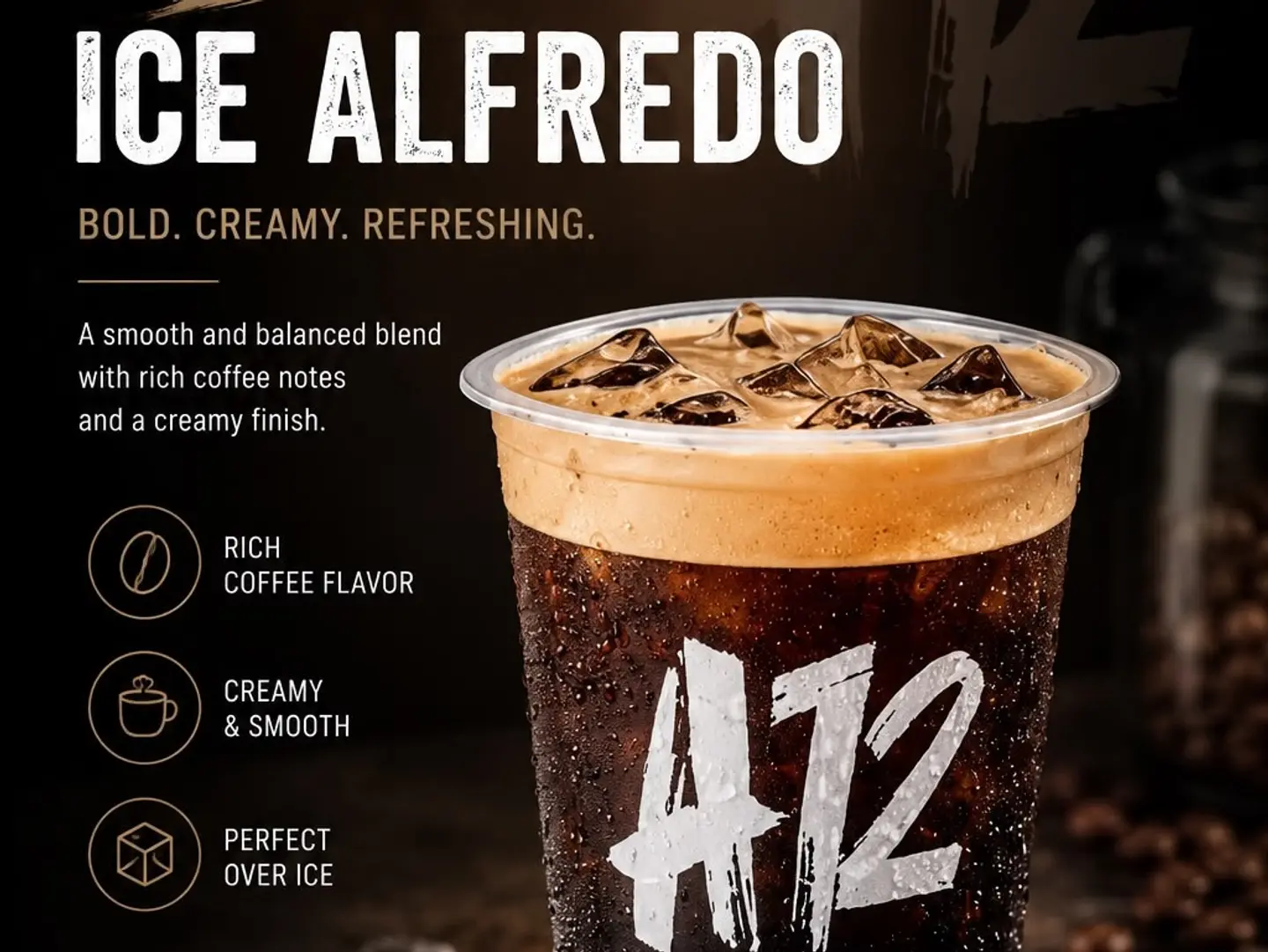 Iced Alfredo Coffee - Medium