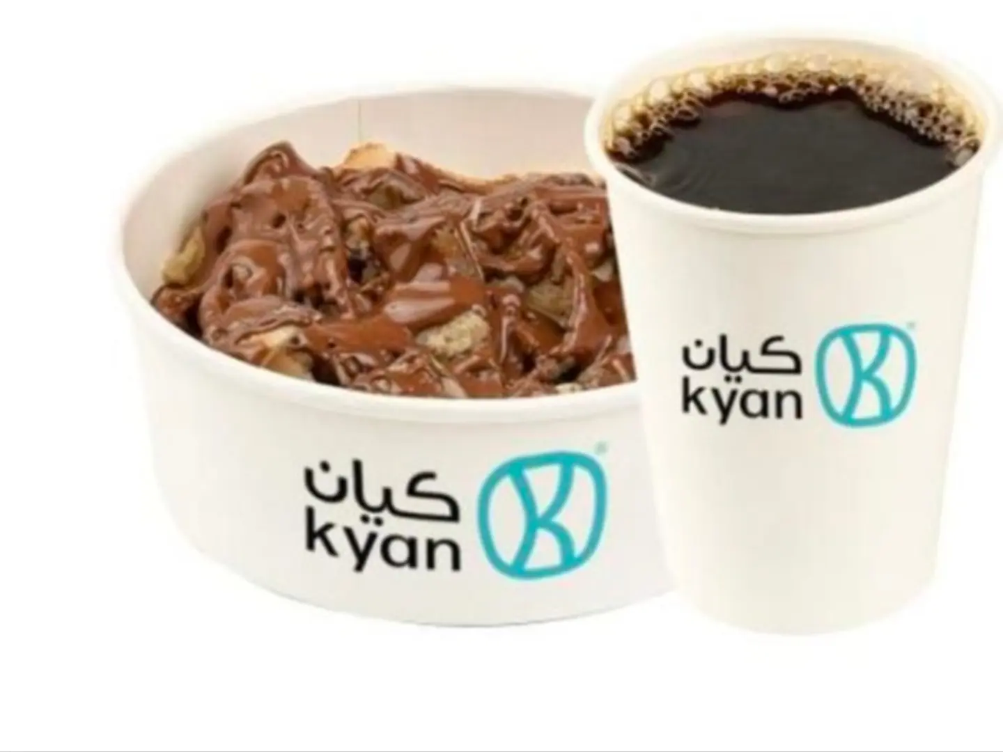 كريب فوتتشينى مع قهوة اليوم حار