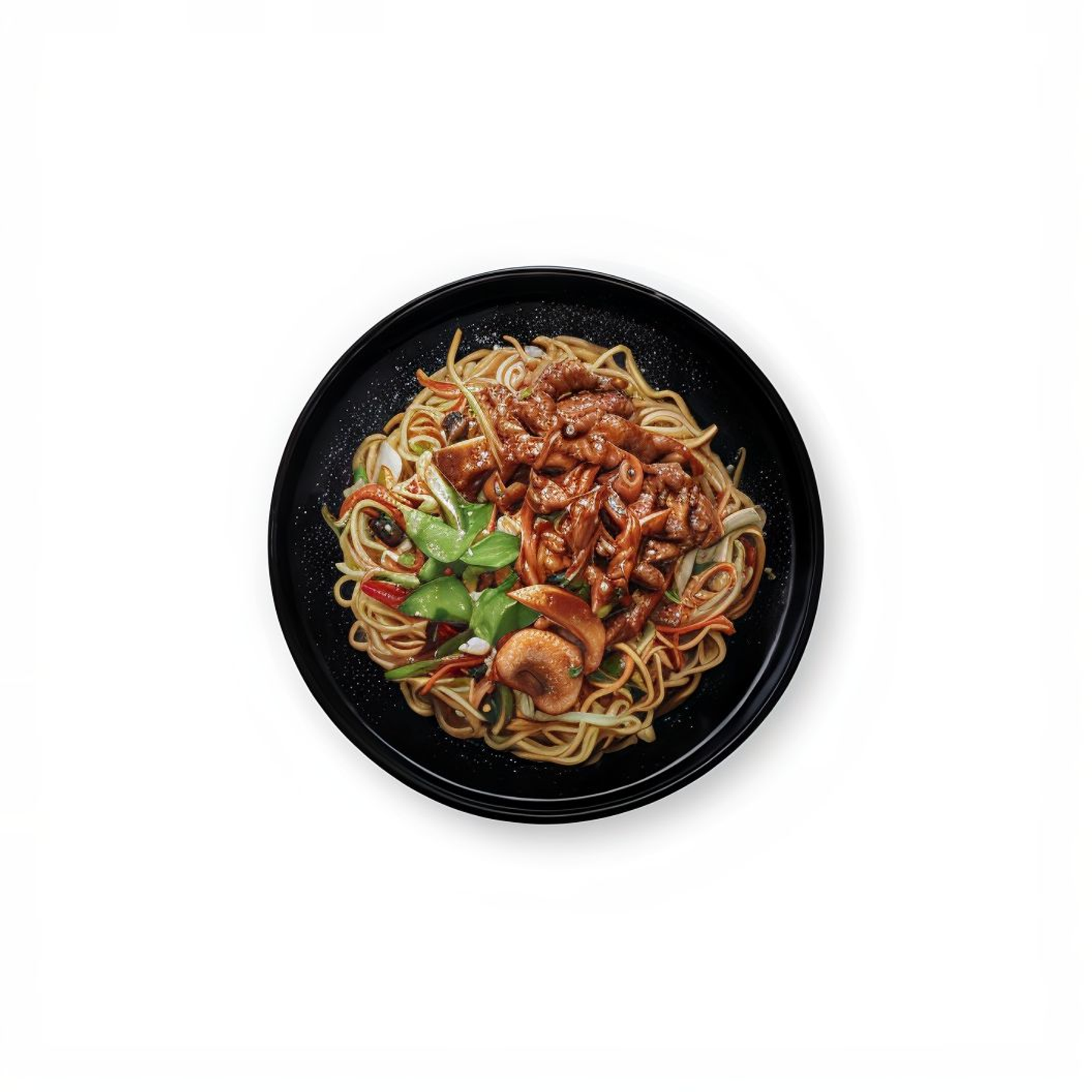 نودلز باللحم