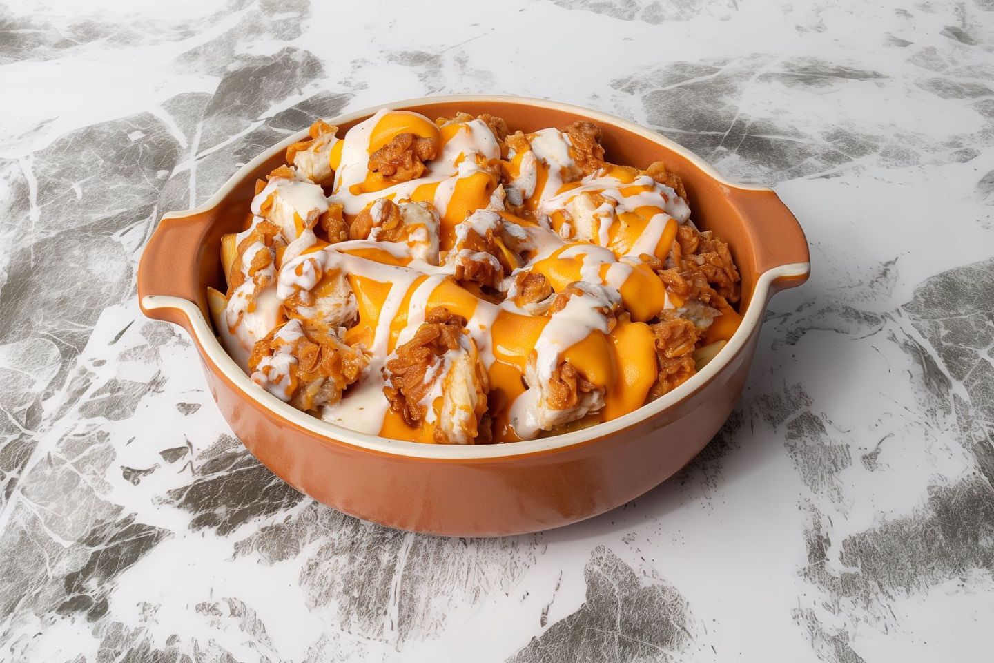 بطاطس مع دجاج