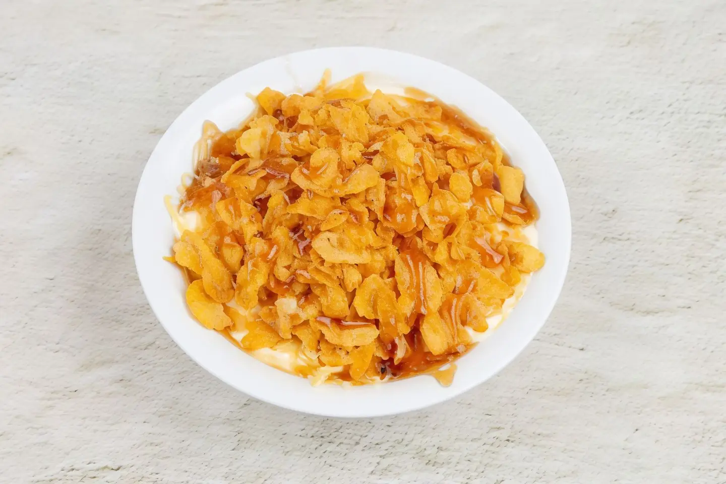 عريكه مع دبل قشطة وكورن فلكس