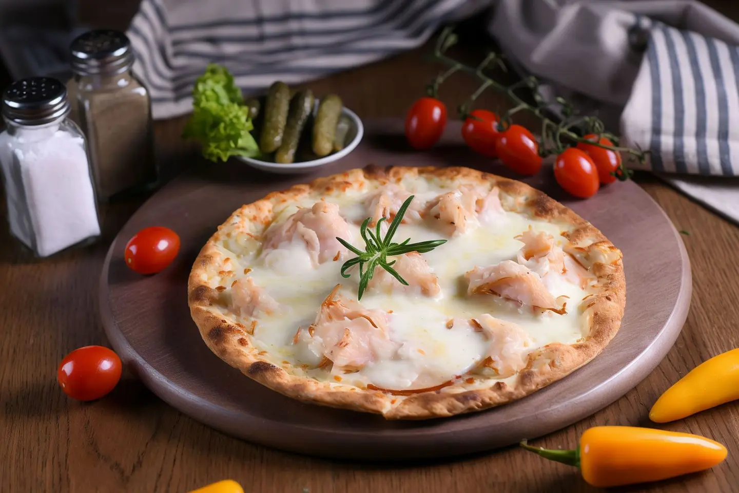 جبنة مع ديك رومي