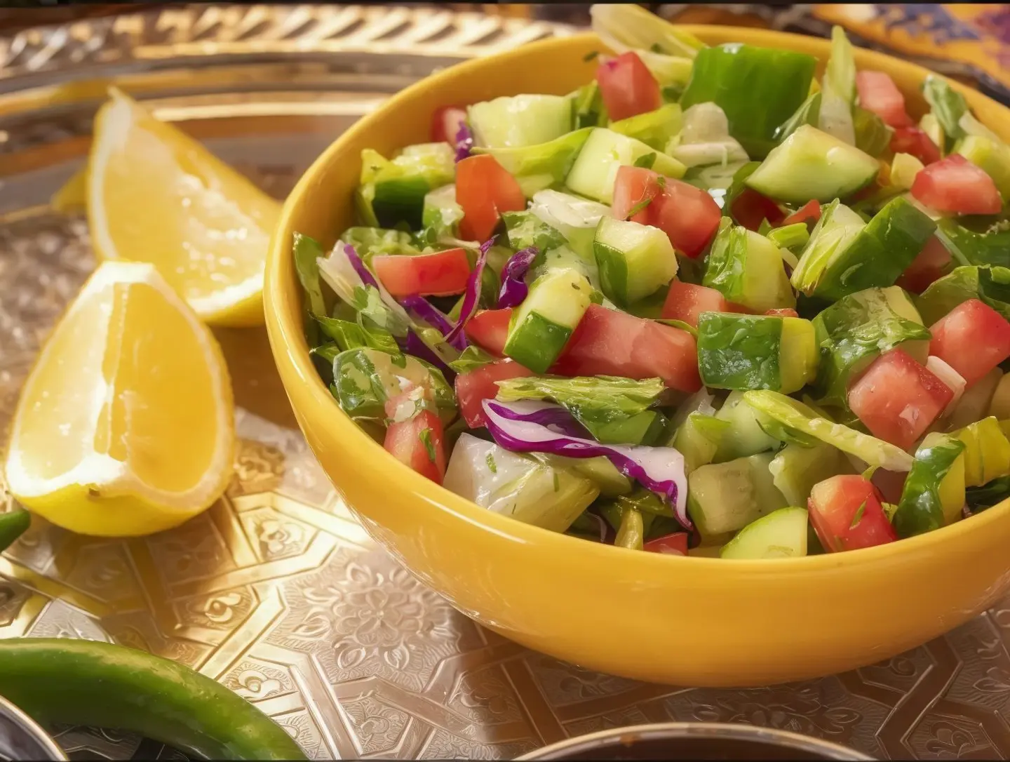 سلطة خضراء