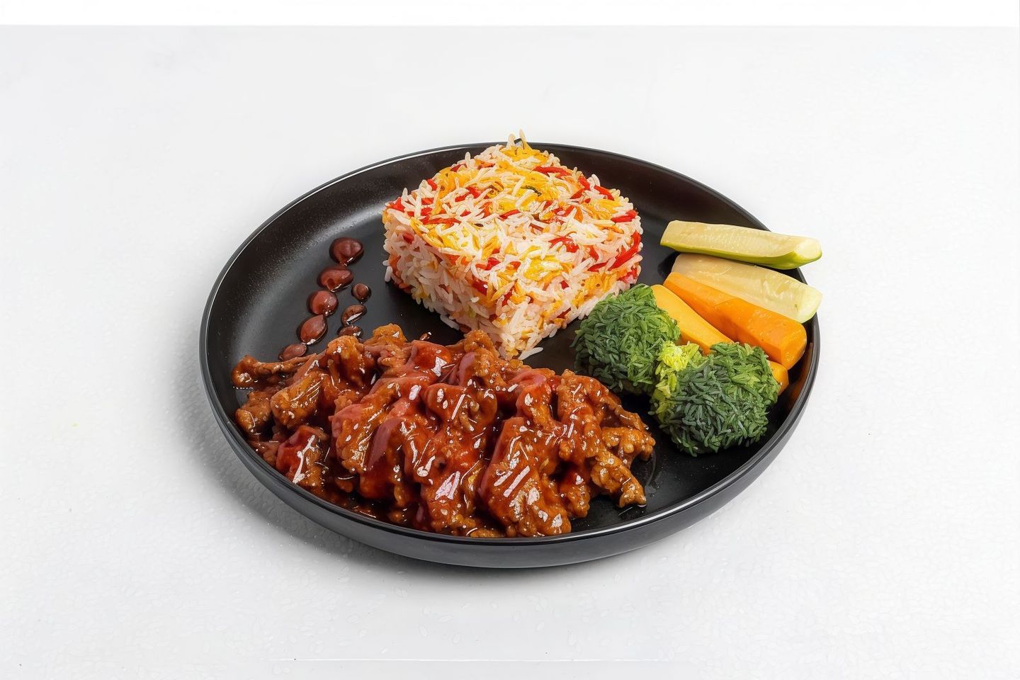 Rose Meat Sauce With Biryani Rice