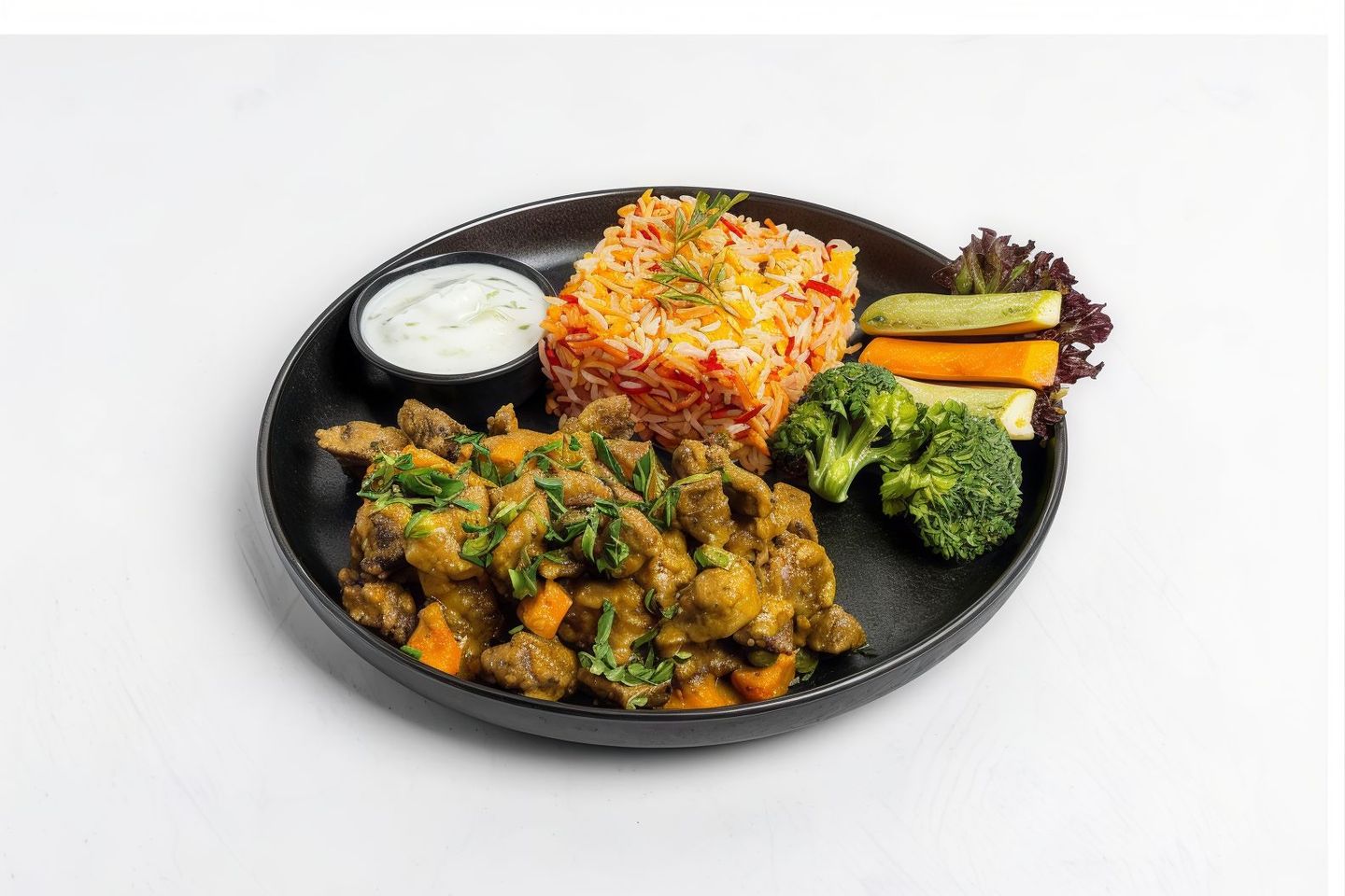Biryani Meat With Biryani Rice