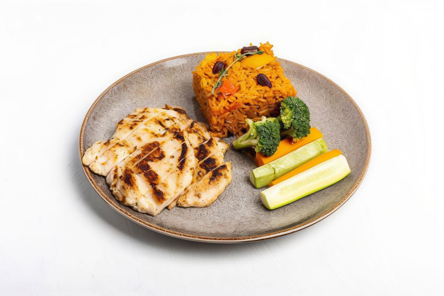 Grilled Chicken With Mexican Rice