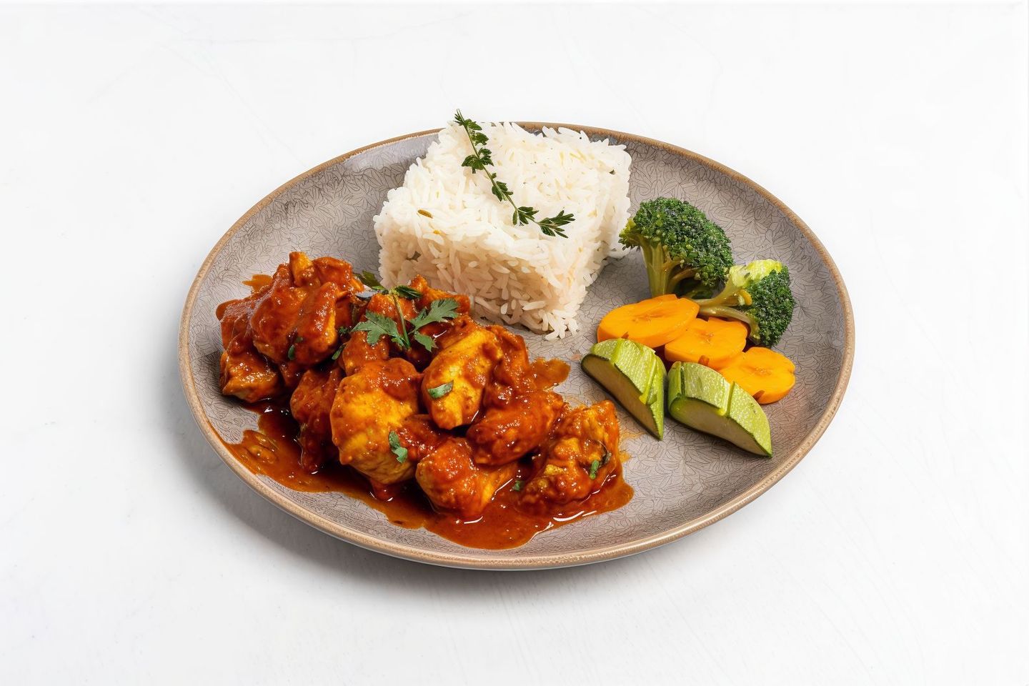 Curry Chicken With White Rice