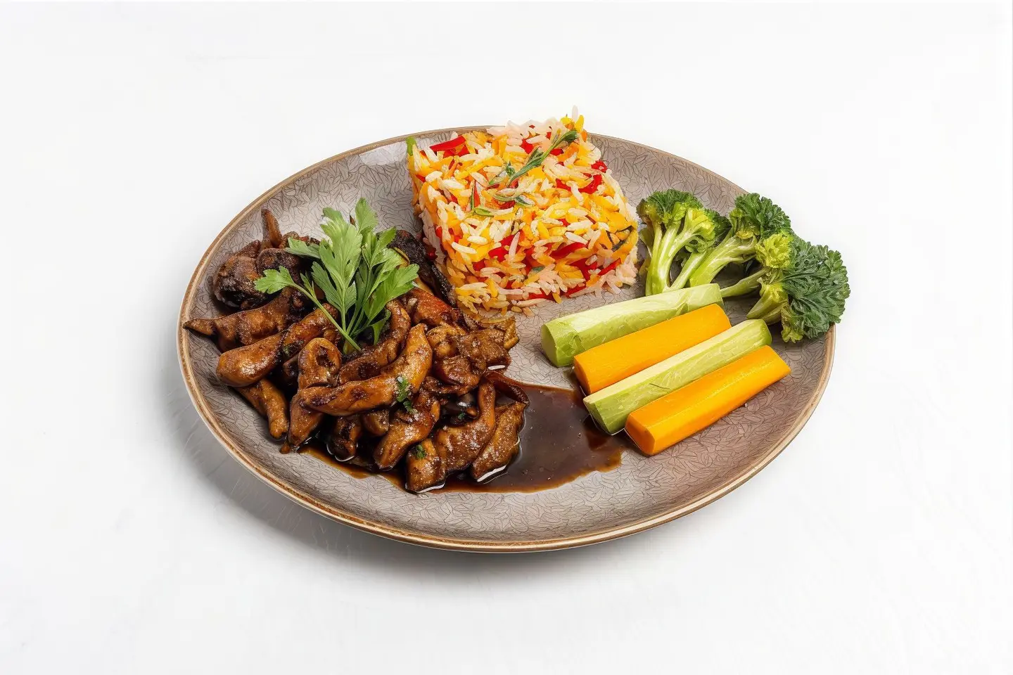 Be Healthy Chicken With Biryani Rice