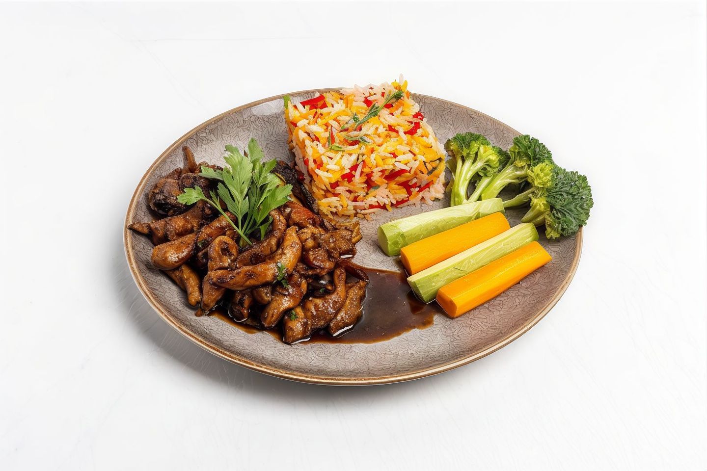Be Healthy Chicken With Biryani Rice
