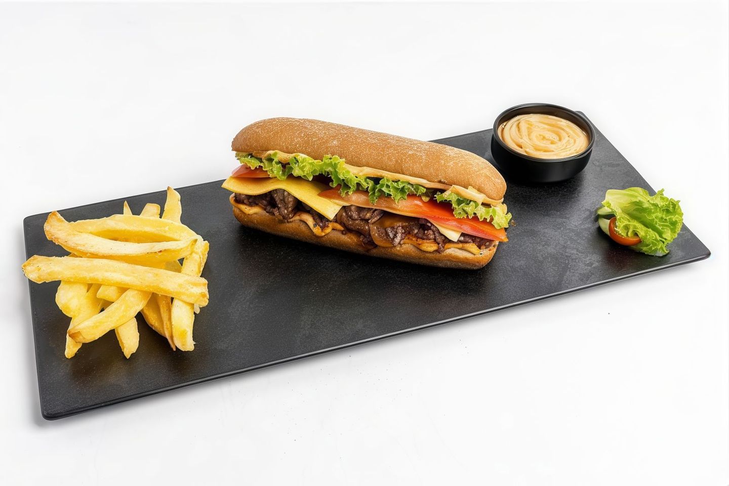 Meat Sandwich Meal