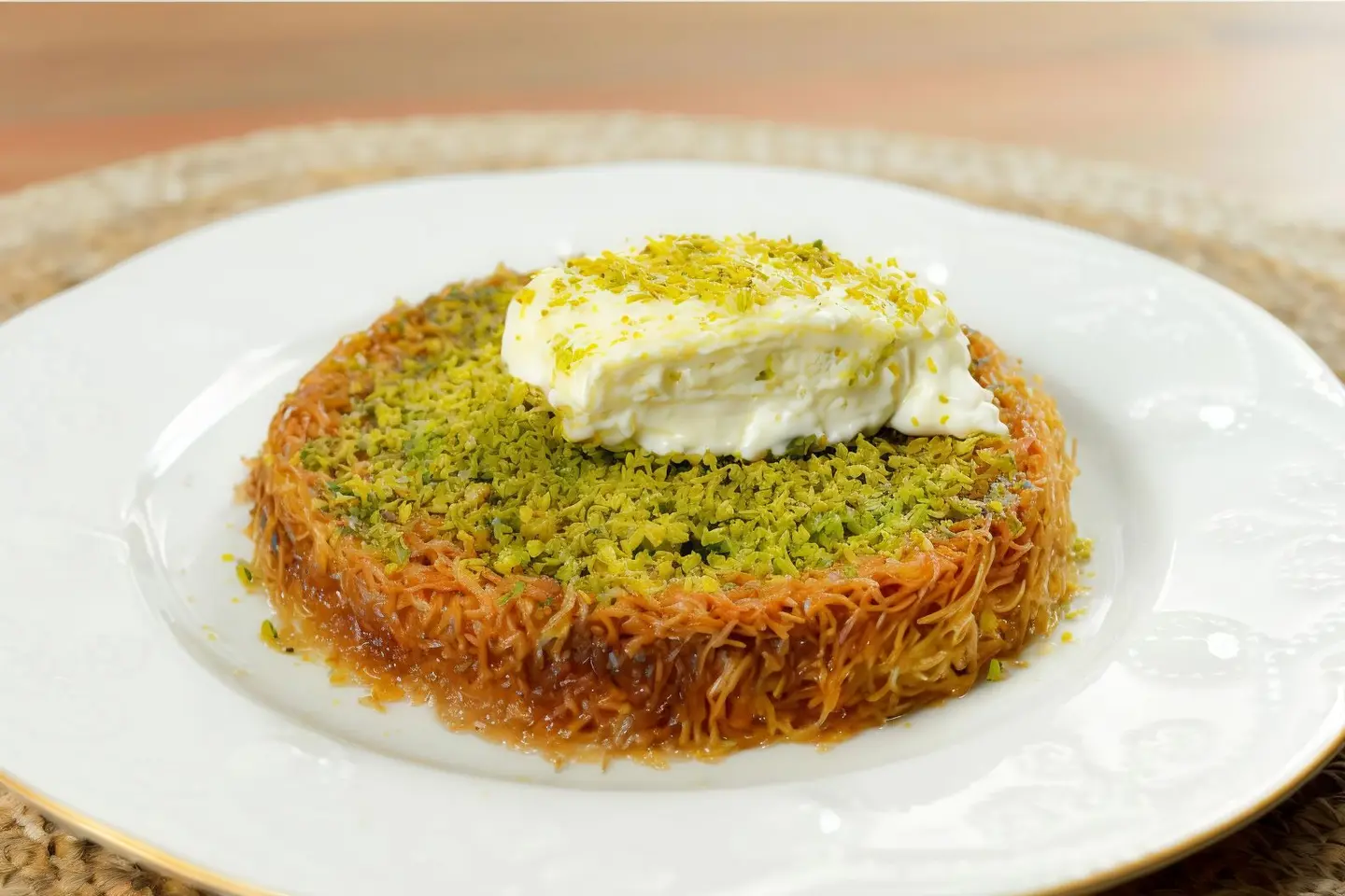 Konafa With Cream