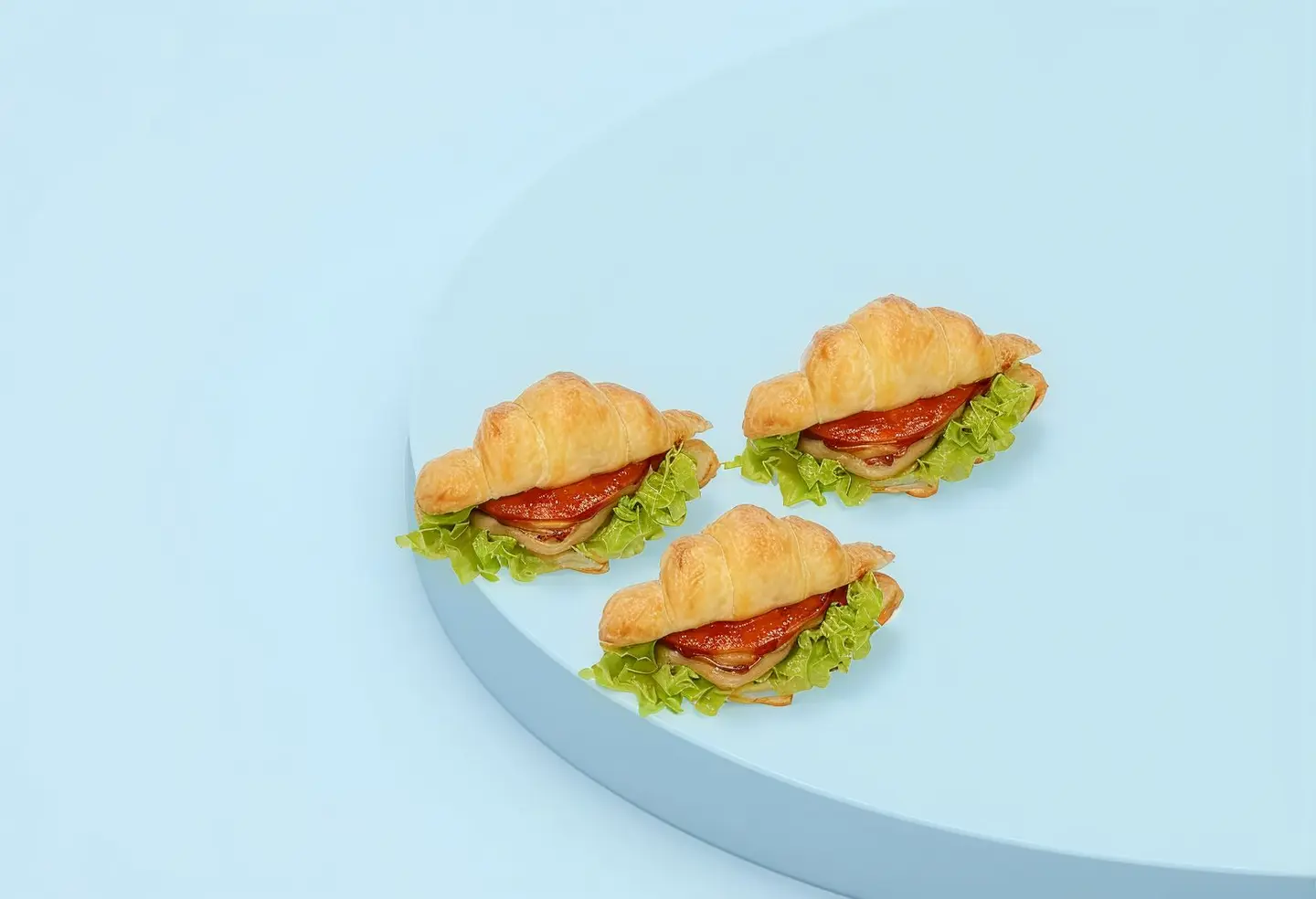 Small Halloumi Croissant