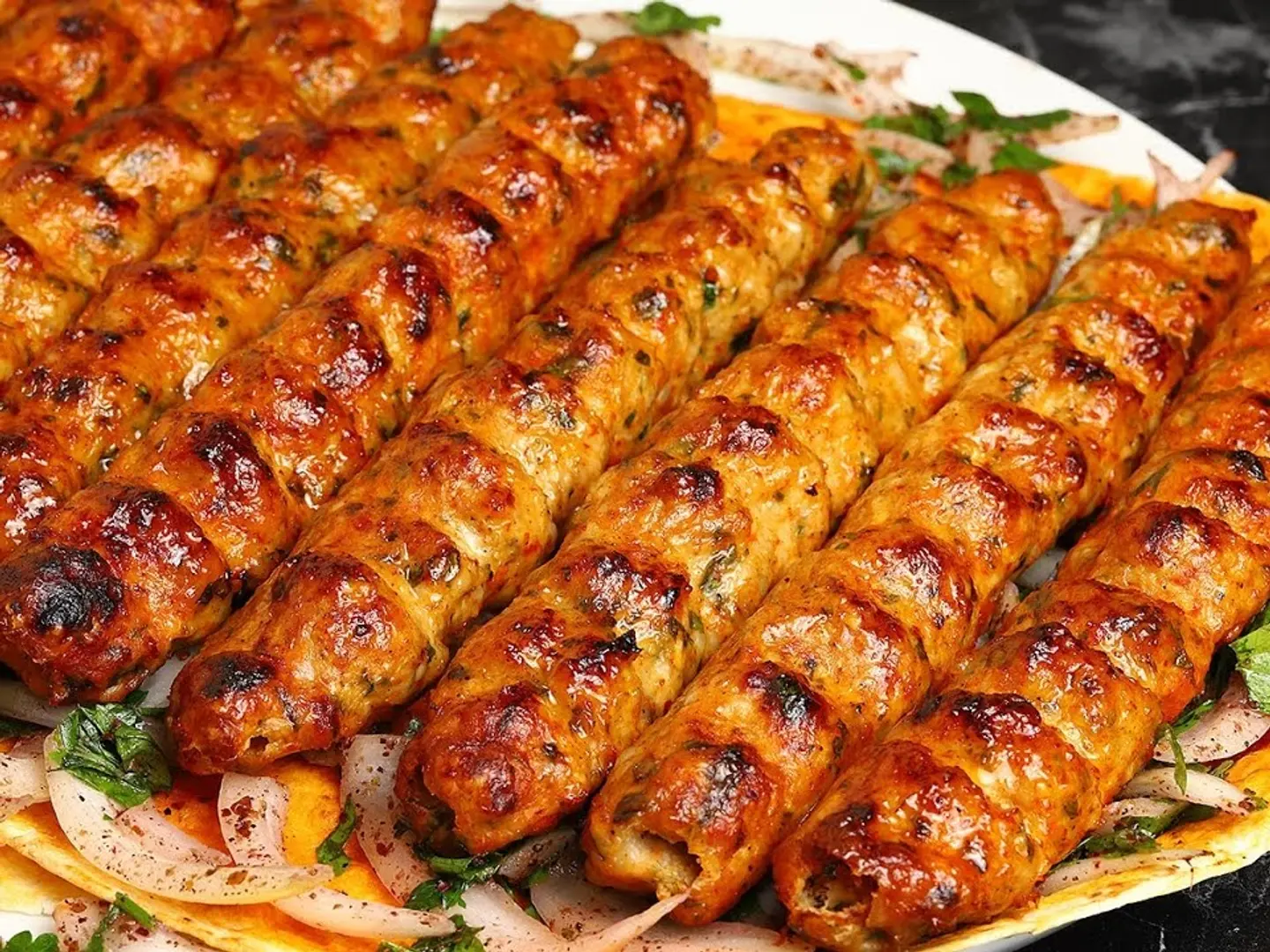 نصف كيلو كباب لحم ساده