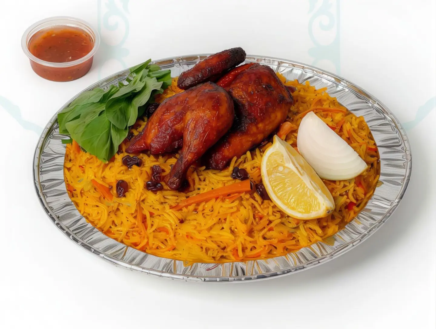 نص مقلي مع الرز