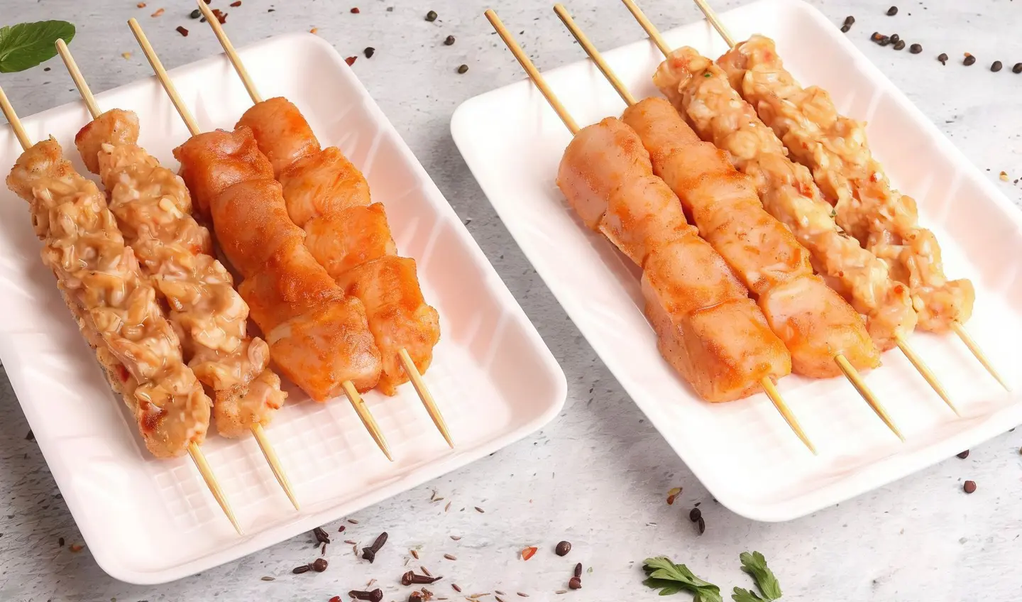 Mix Chicken Kebab And Awsal