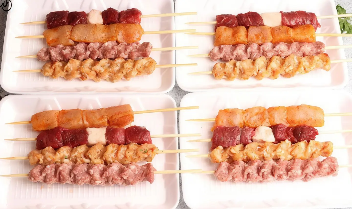 Mix Kebab And Awsal Meat And Chicken