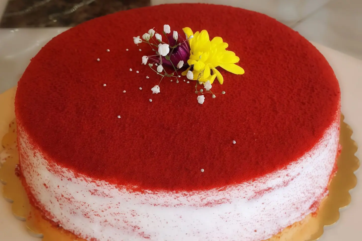 كيك رد فلفيت 1400 جرام