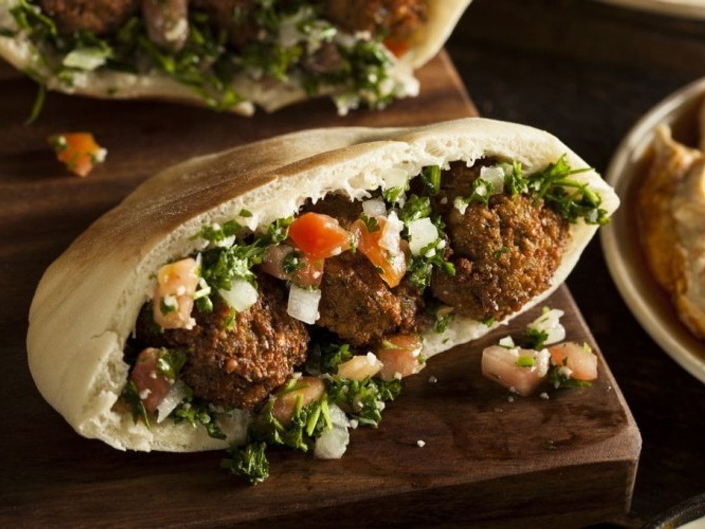 Falafel Sandwich With Tahini