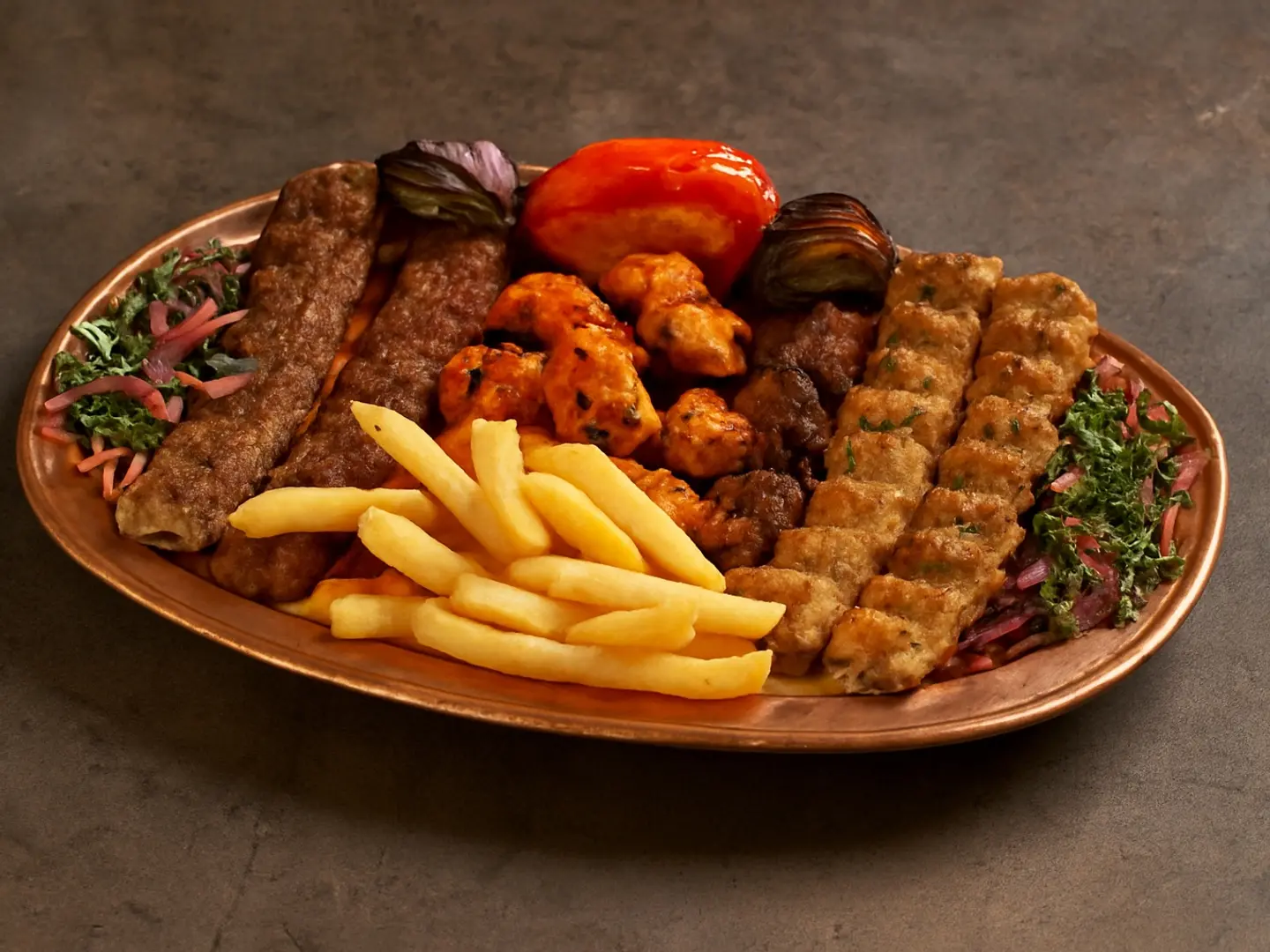 نص كيلو مشكل مشاوي