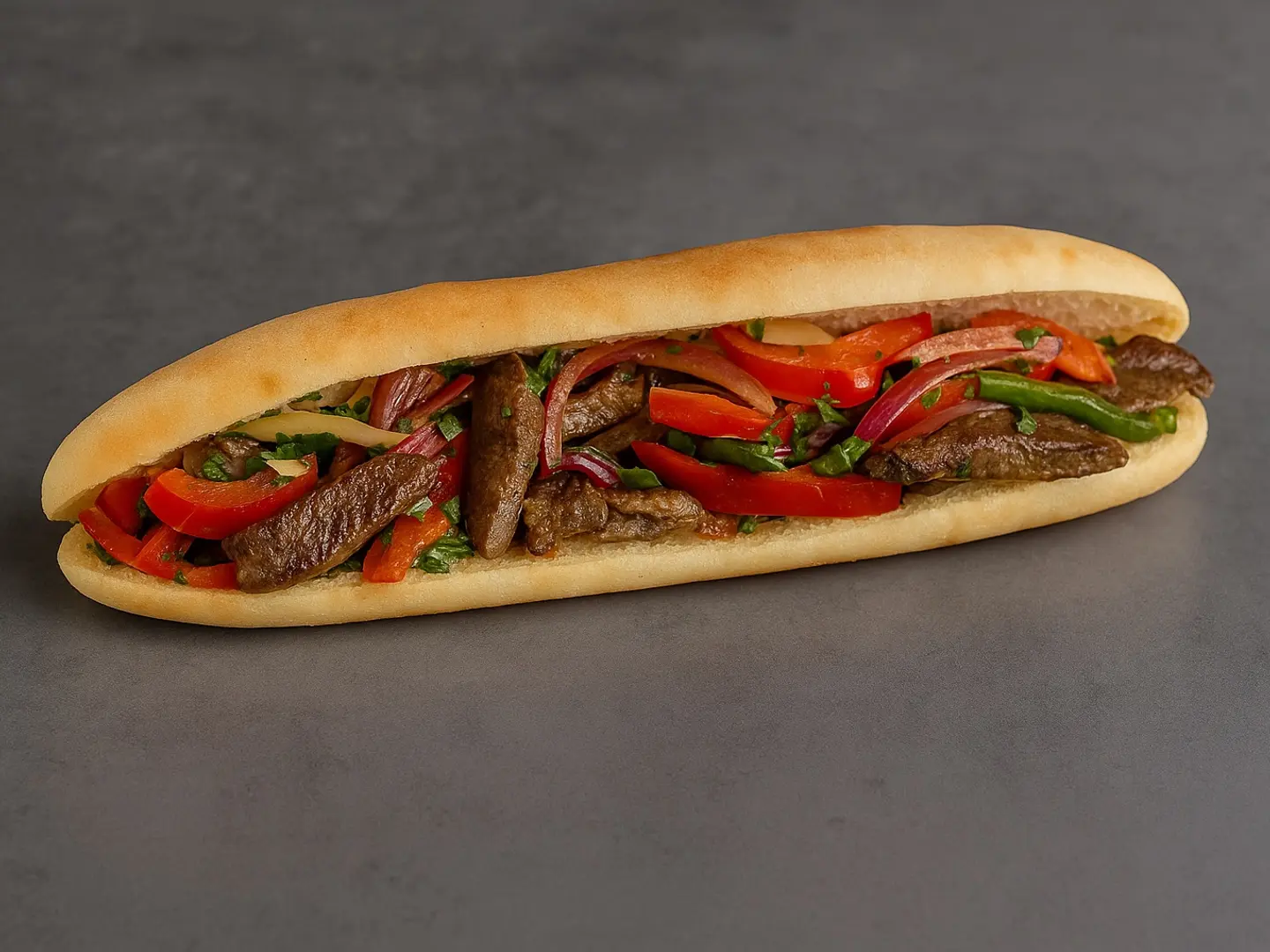 صمون كبدة صاج