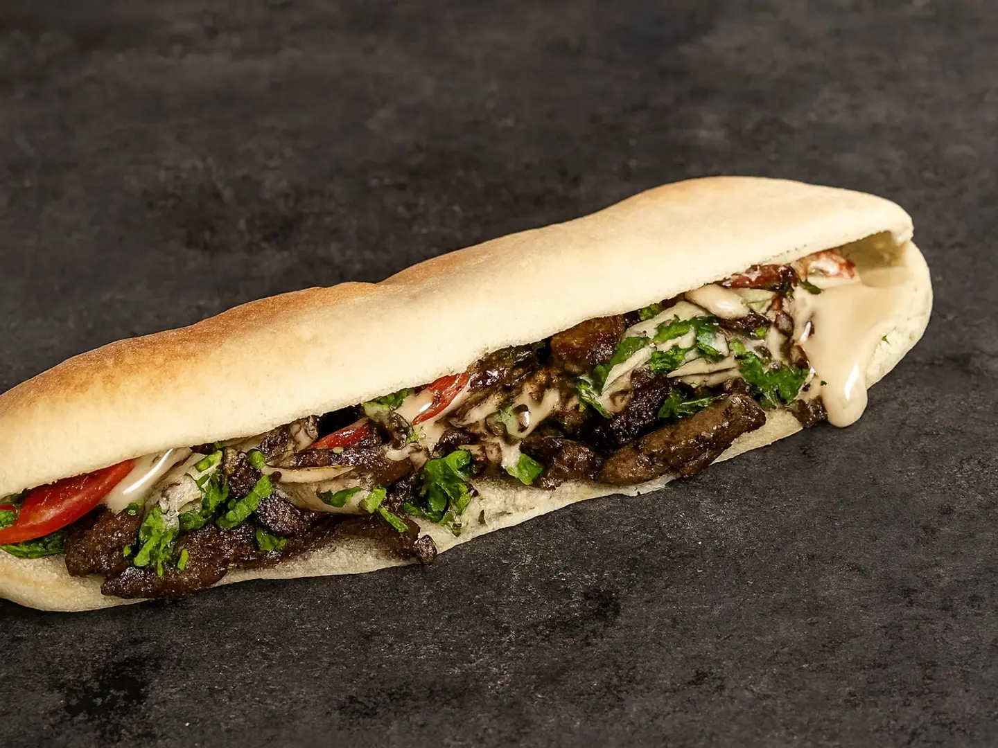 صمون كبدة مشوية