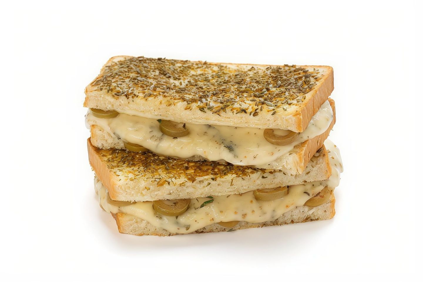 Zaatar And Cheese Olive Toastie