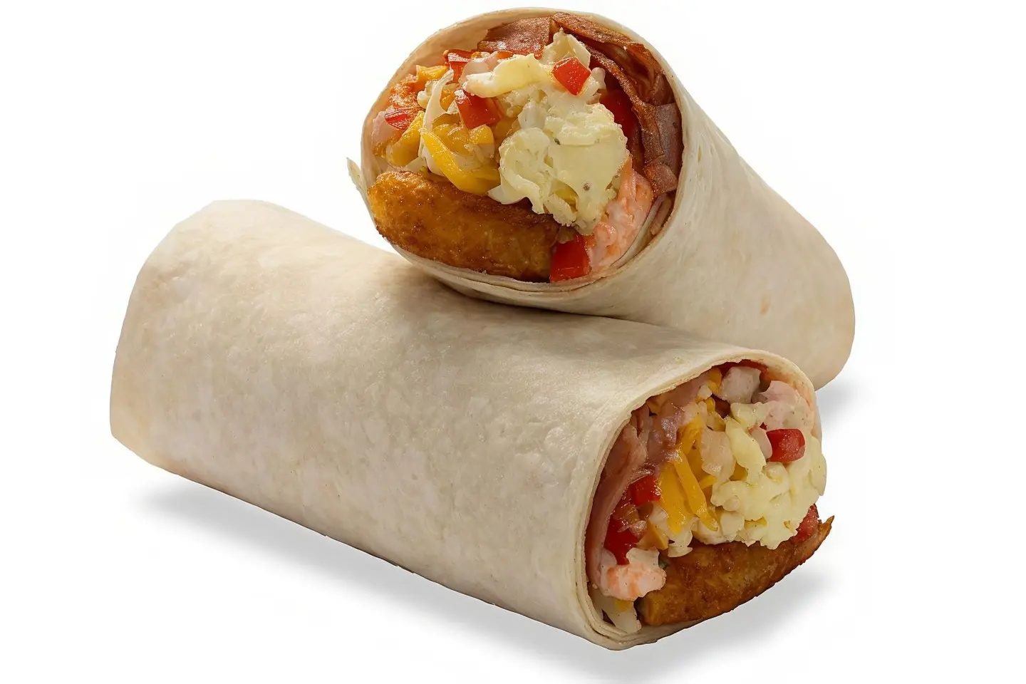 Turkey Bacon Egg And Hash Brown Wrap