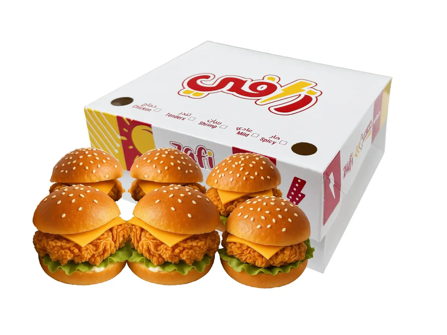 Mini Burger Box 6 Slider