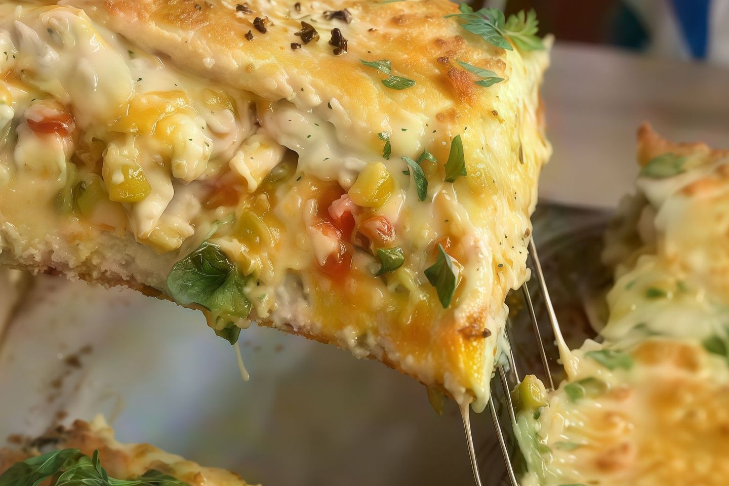 Chicken Mozzarella Pie