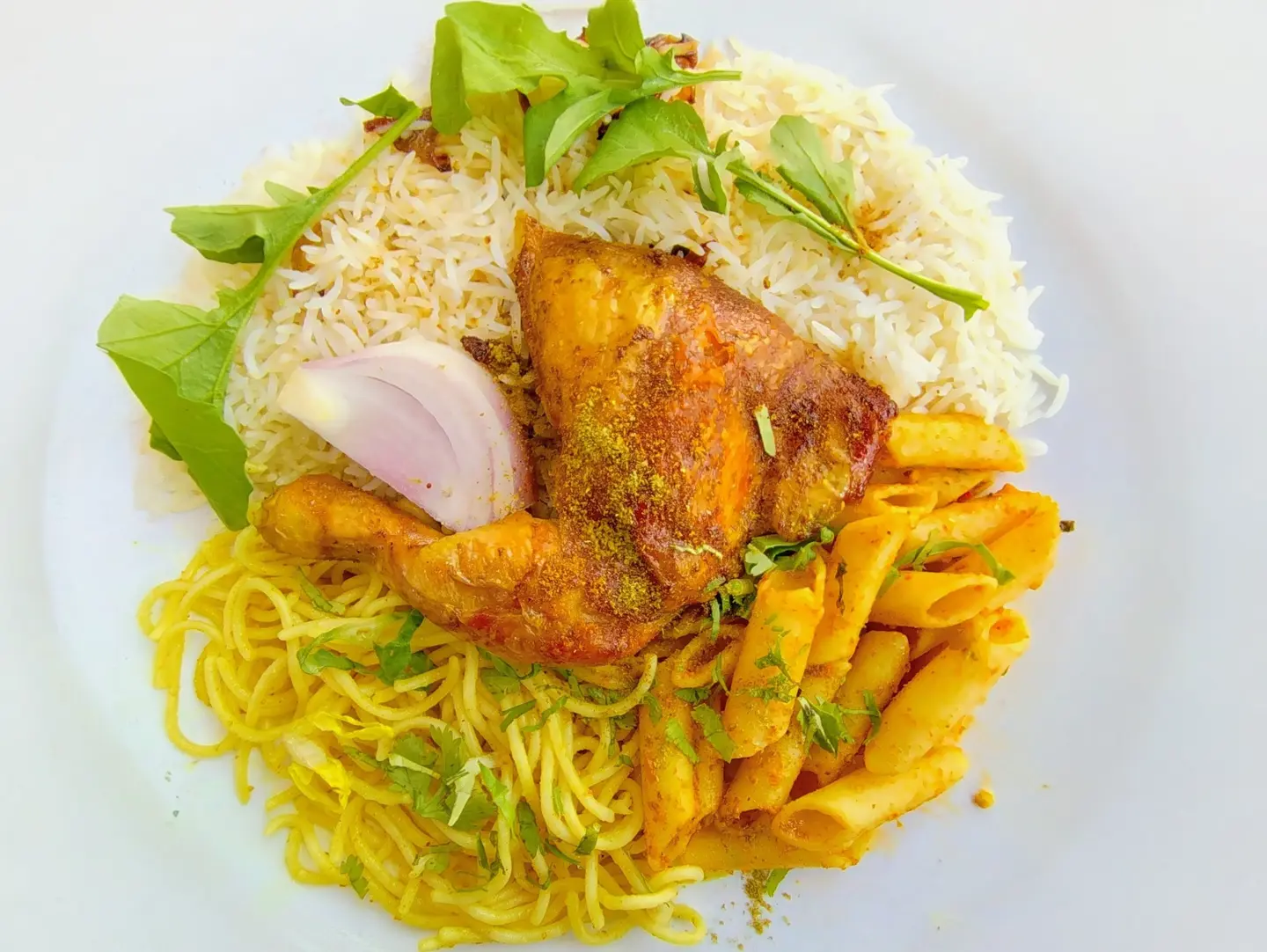Half Chicken With Rice