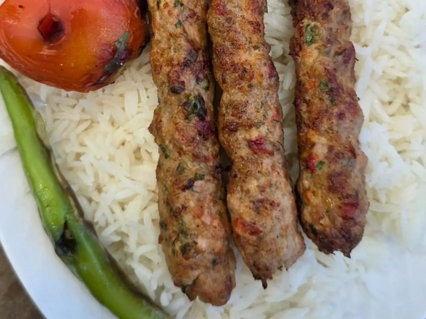 نفر كباب دجاج مع الارز