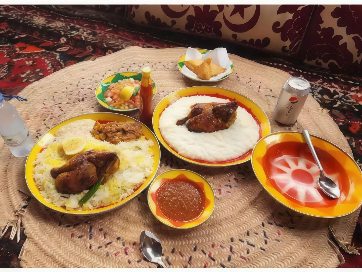 سفرة نجدية دجاج