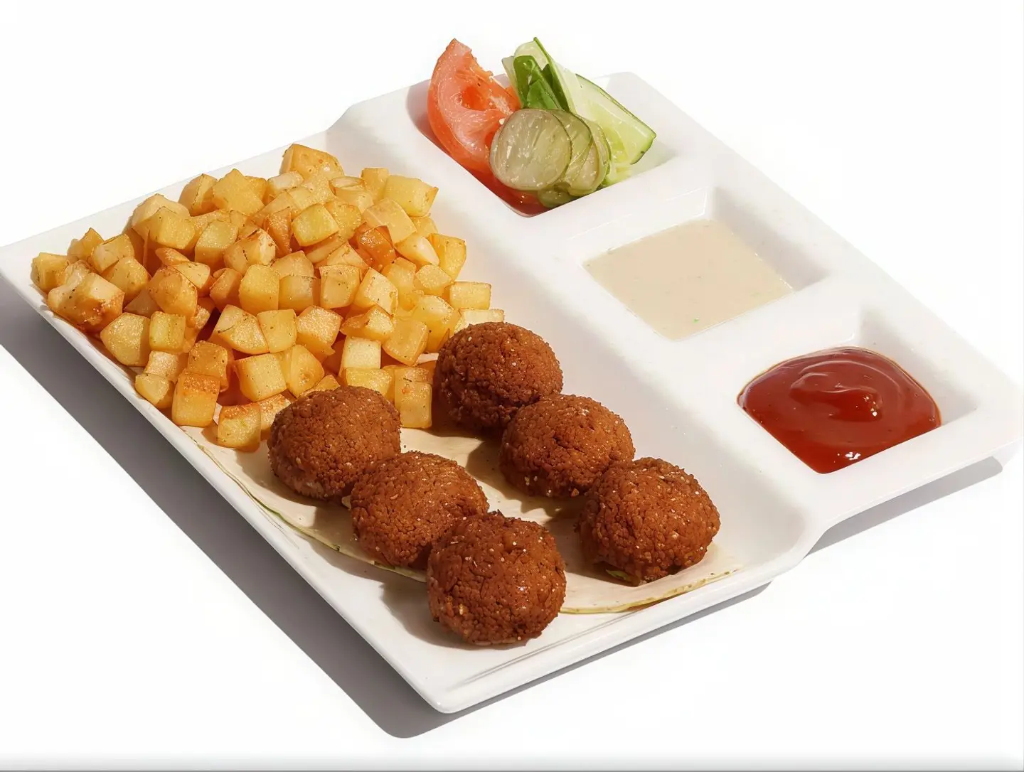 صحن فلافل