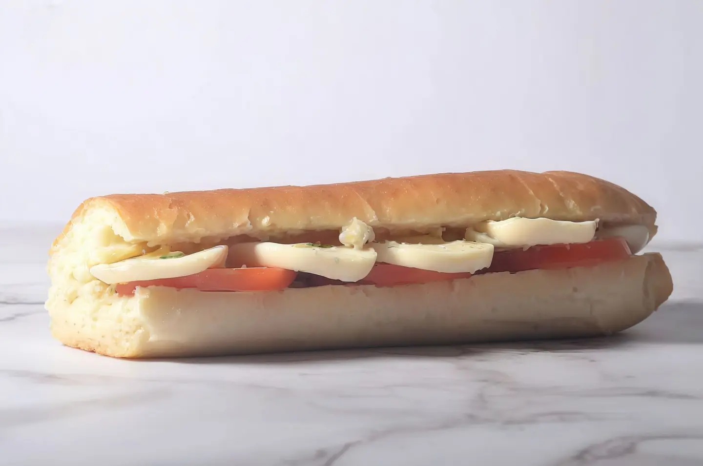 Boiled Eggs With Cheese Sandwich - Whole