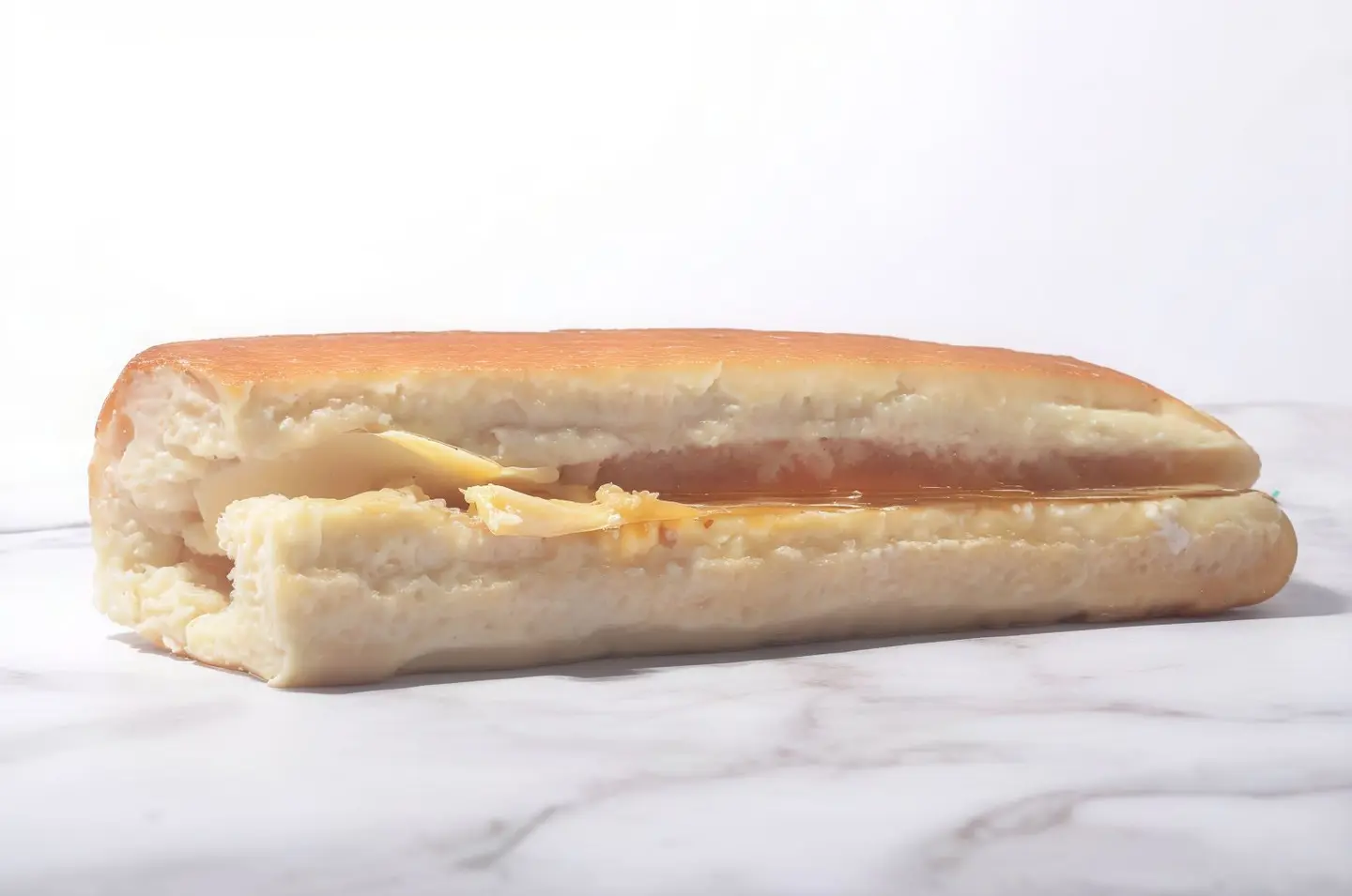 Cheese With Butter And Jam Sandwich - Whole