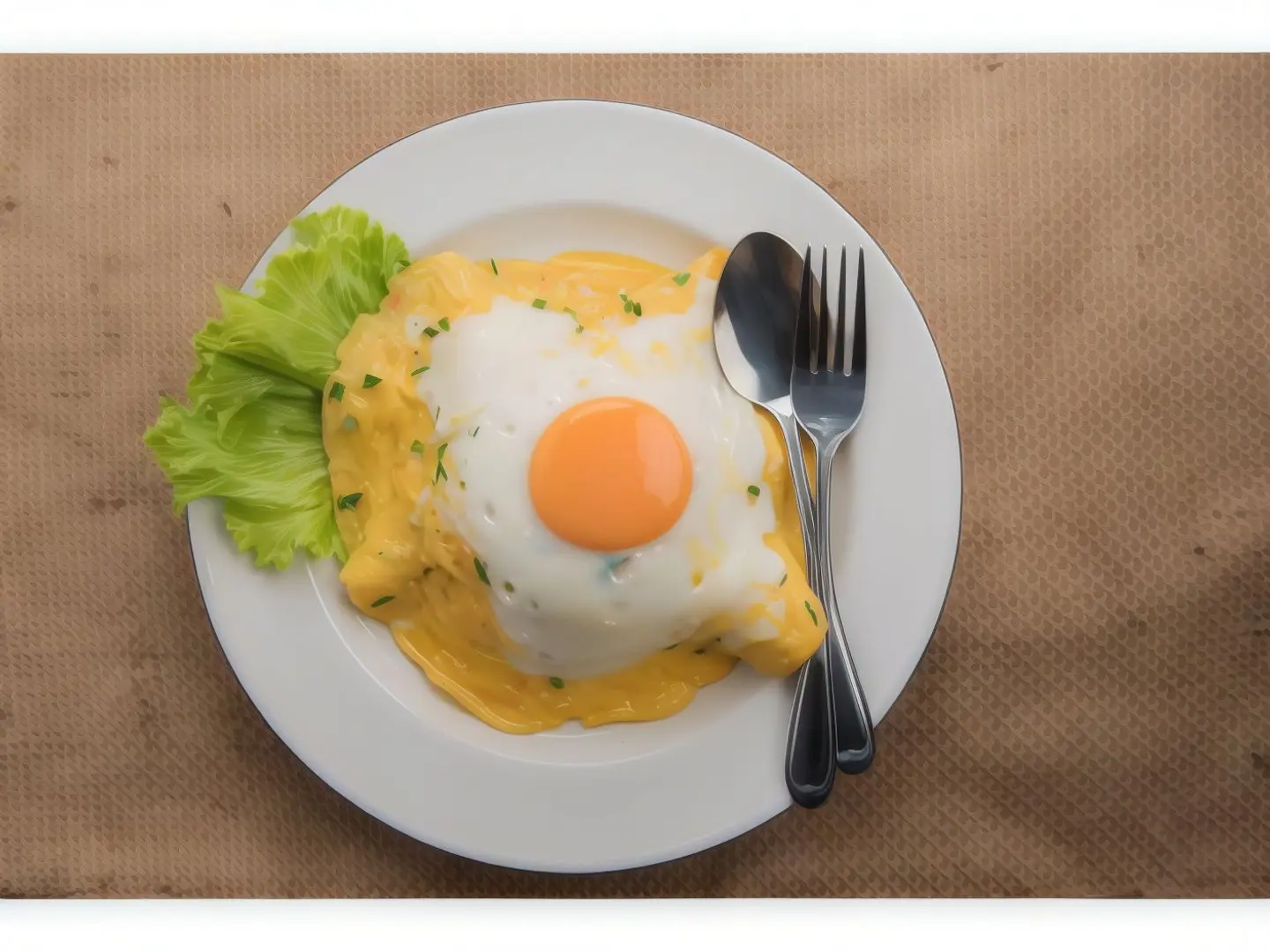 Sunny Side Up Egg Plate