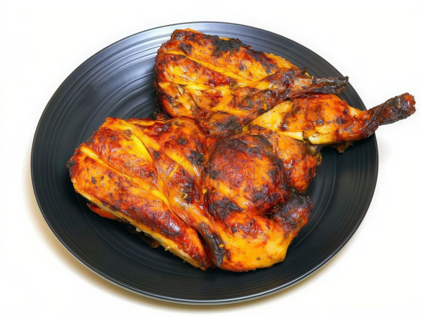 Half Chicken On Coal