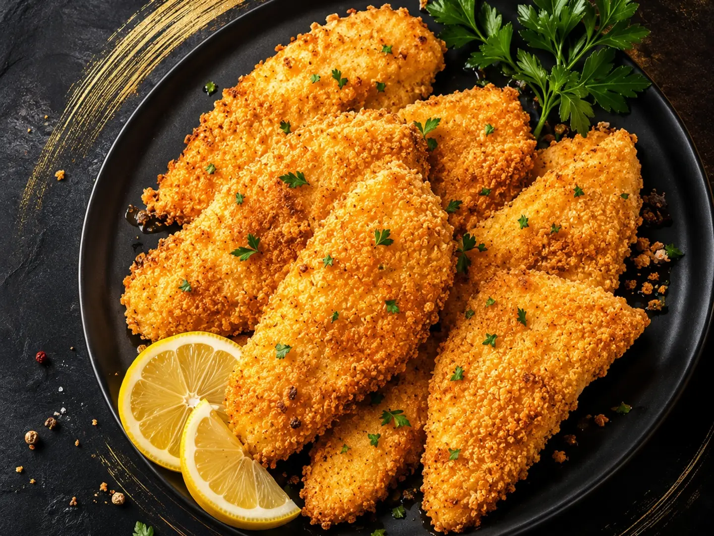 فيليه السمك المقلي