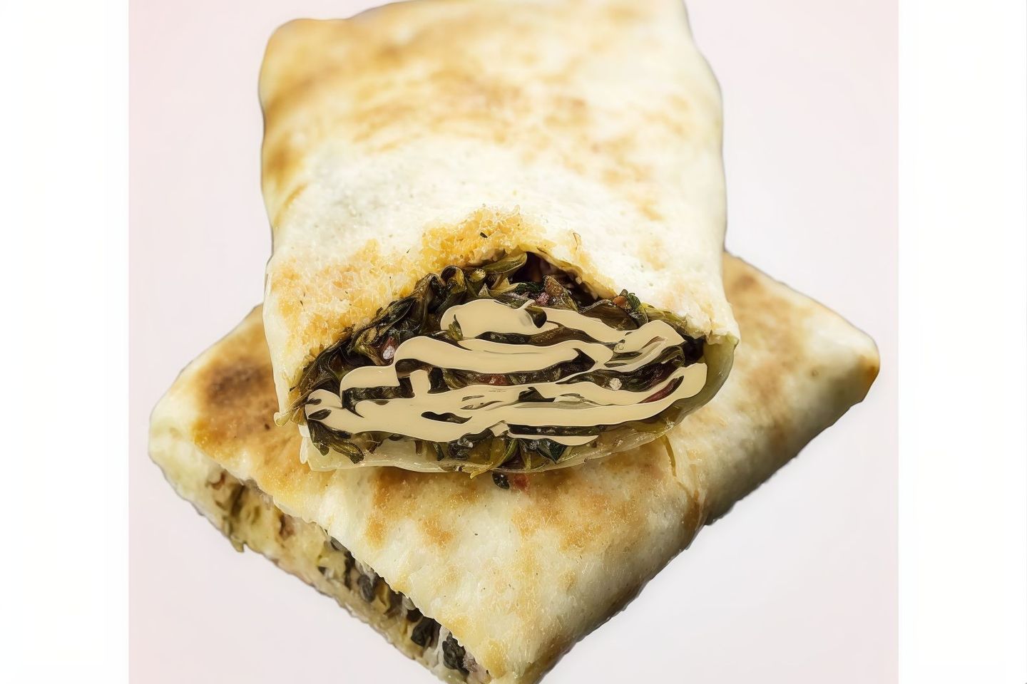 سبانخ مع جبنة