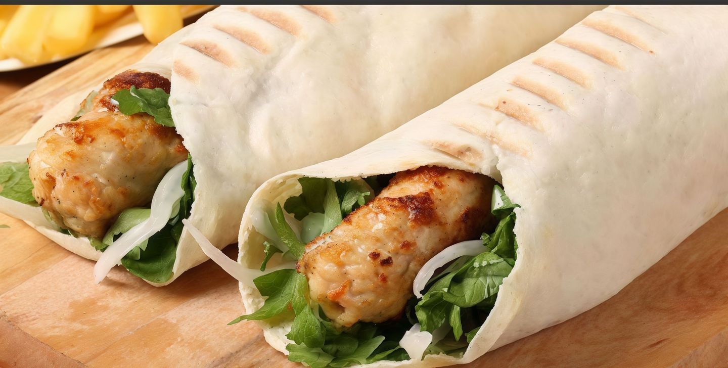 ساندوتش كباب دجاج