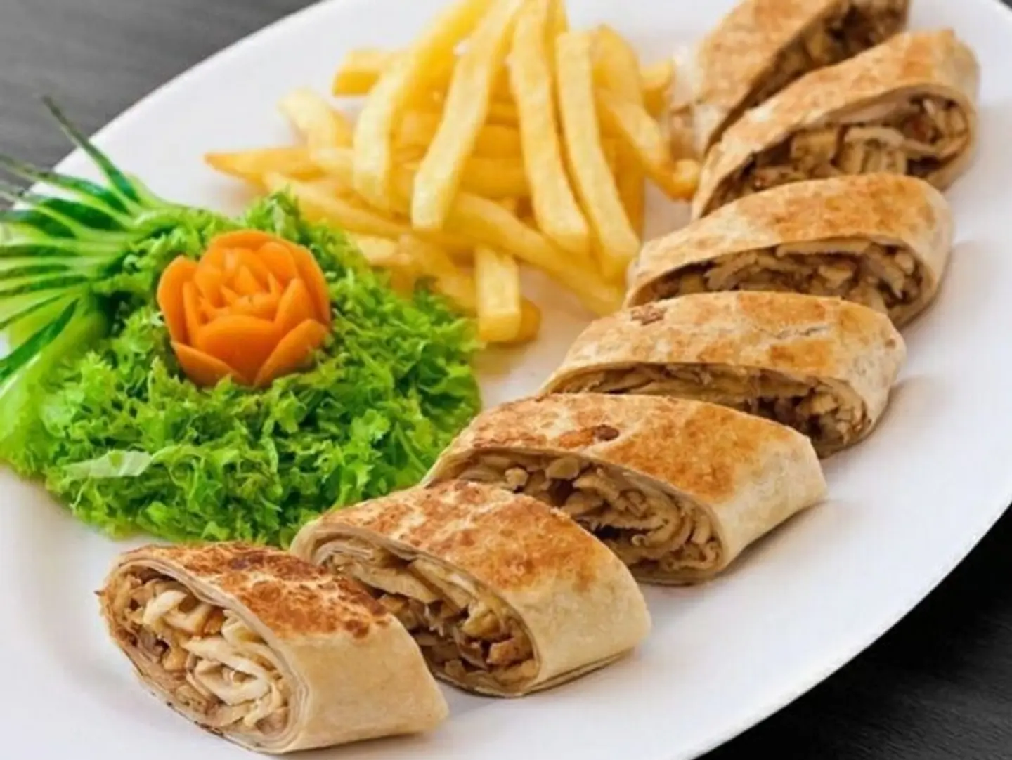 Double Arabic Shawarma Plate