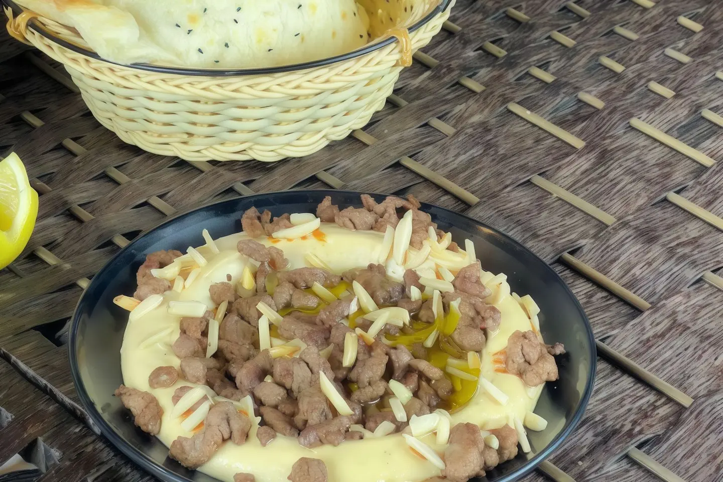Humus With Meat