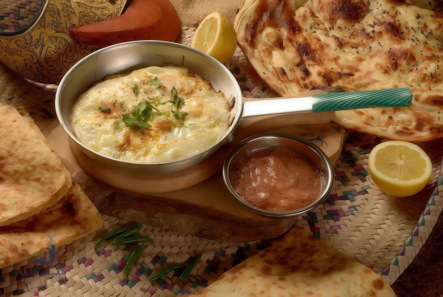 Fried Eggs With Cheese