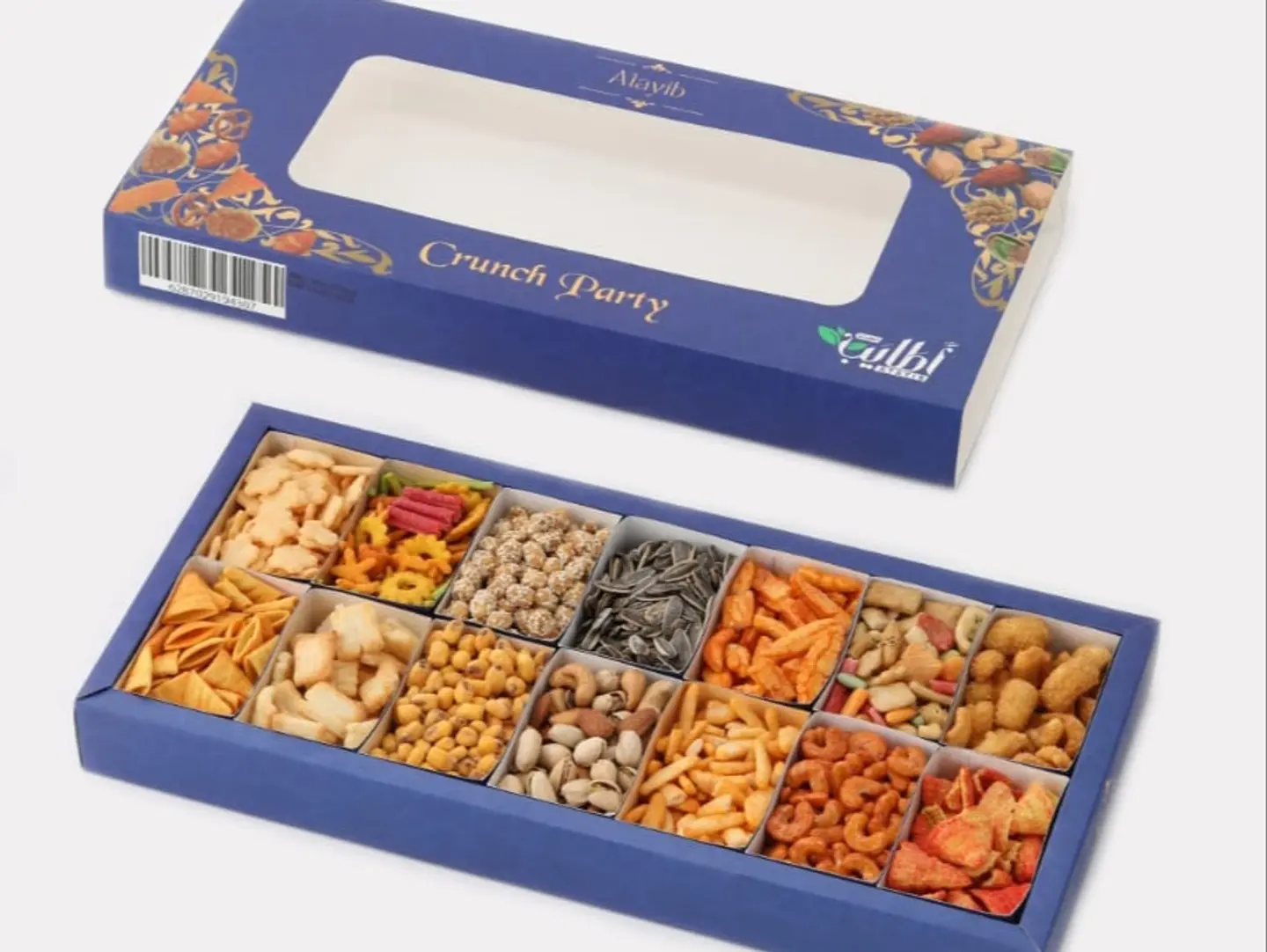 Large Mixed Crunchy Snacks Atayeb
