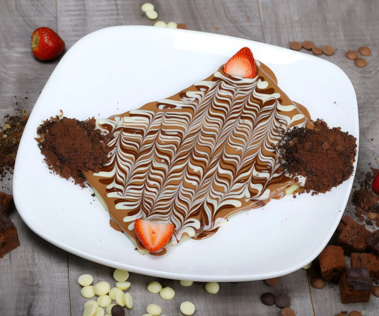 Mix Brownies Crepe