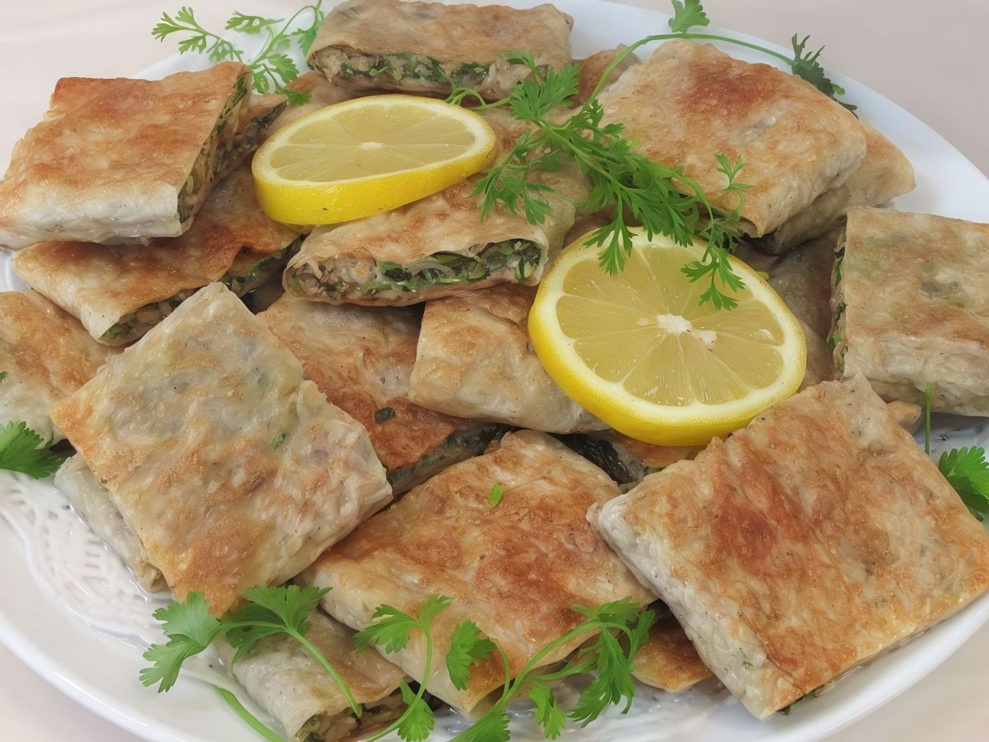 Mutabbak With Vegetables